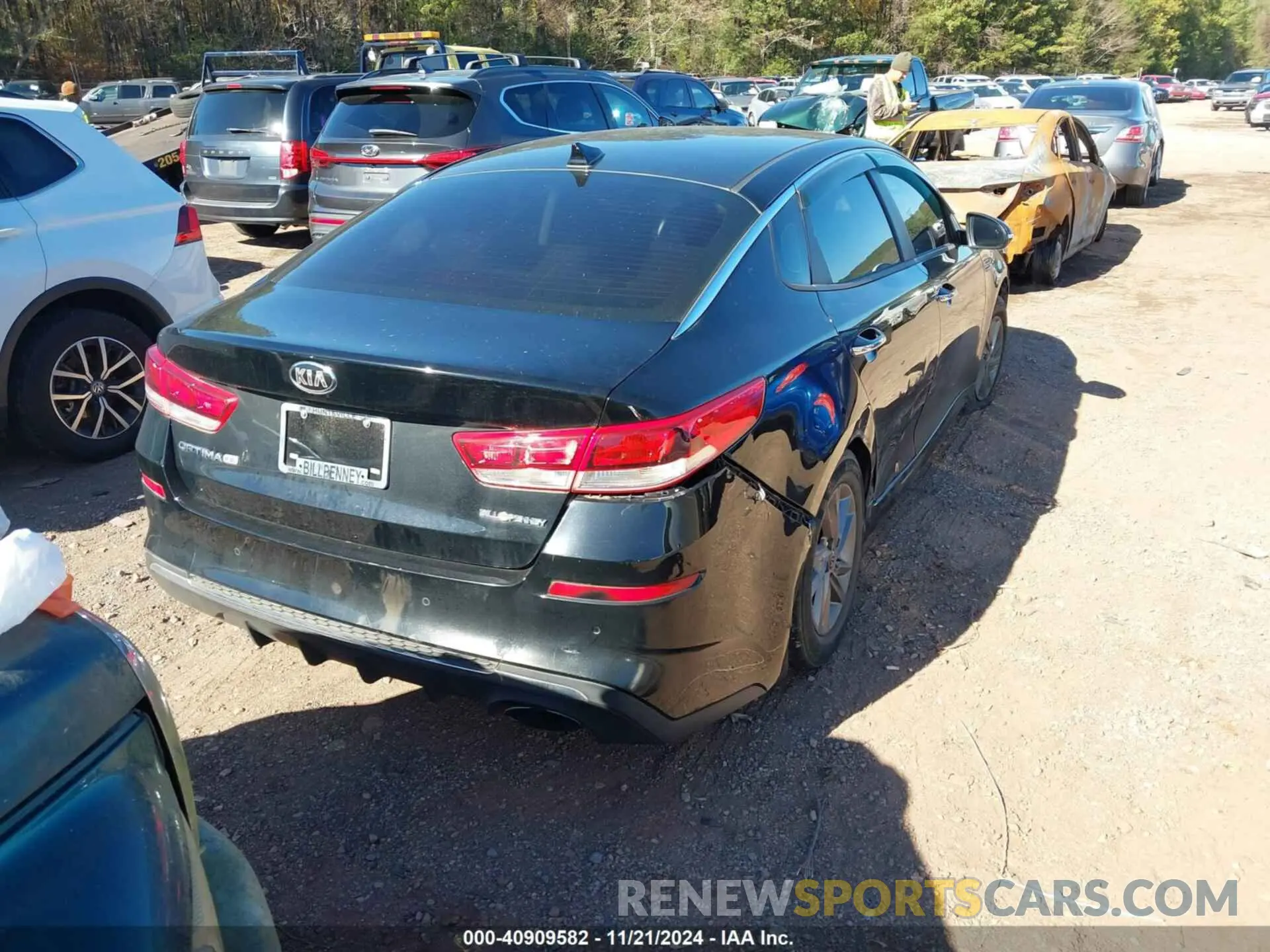 4 fotografías del automóvil dañado 5XXGT4L37LG399043 KIA OPTIMA 2020
