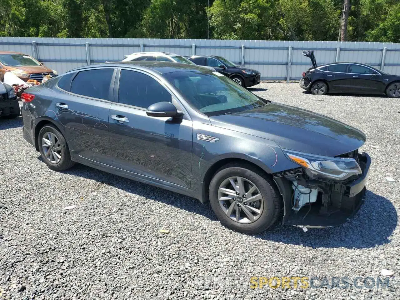 4 fotografías del automóvil dañado 5XXGT4L37LG422322 KIA OPTIMA 2020