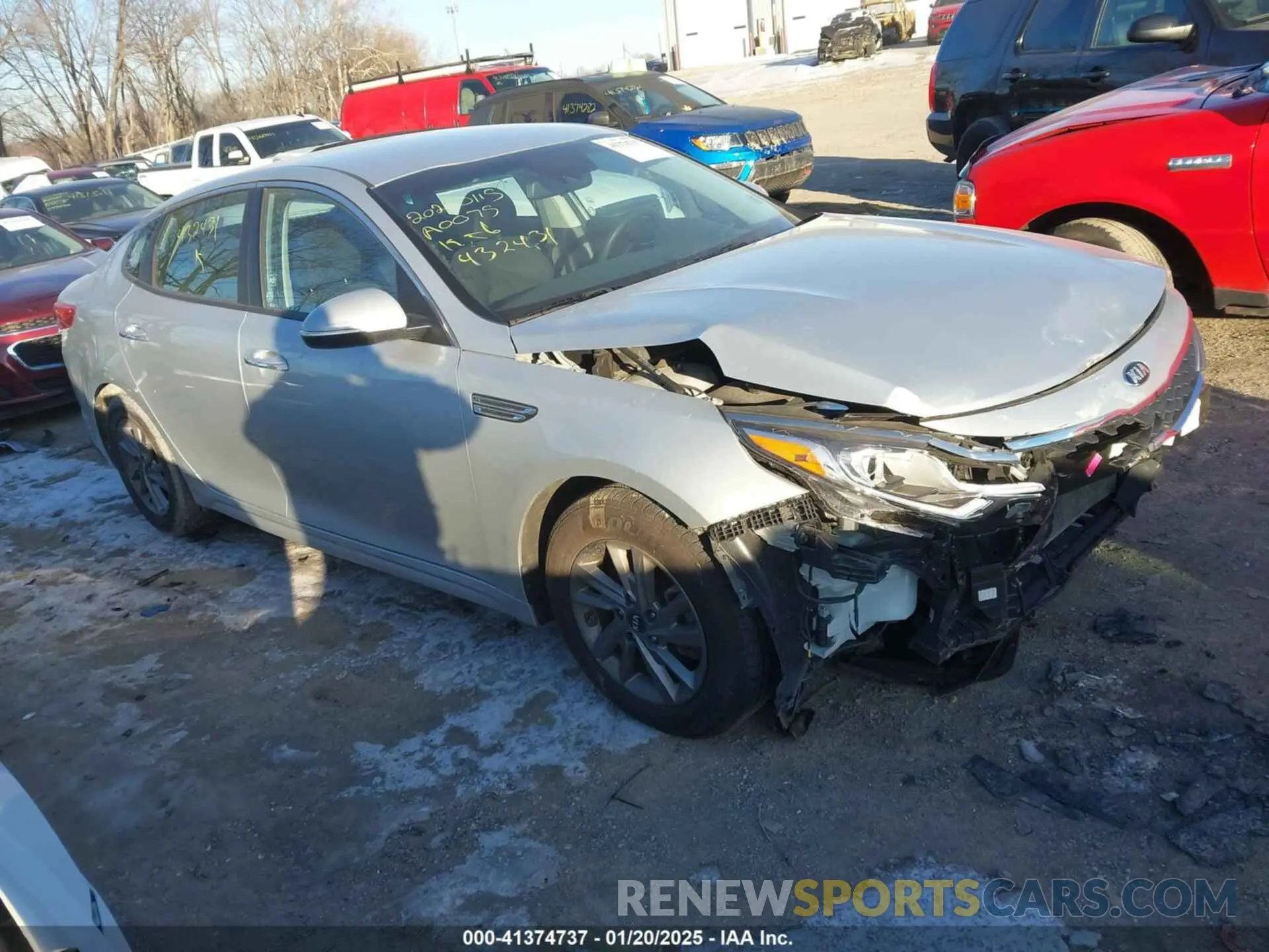 1 fotografías del automóvil dañado 5XXGT4L37LG432431 KIA OPTIMA 2020