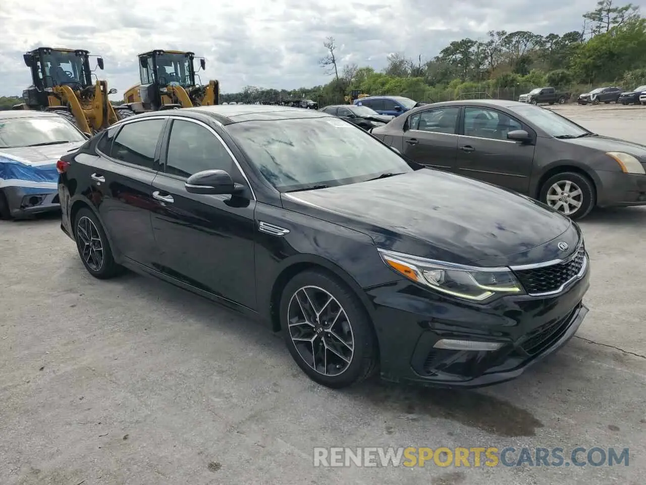 4 fotografías del automóvil dañado 5XXGT4L37LG432624 KIA OPTIMA 2020
