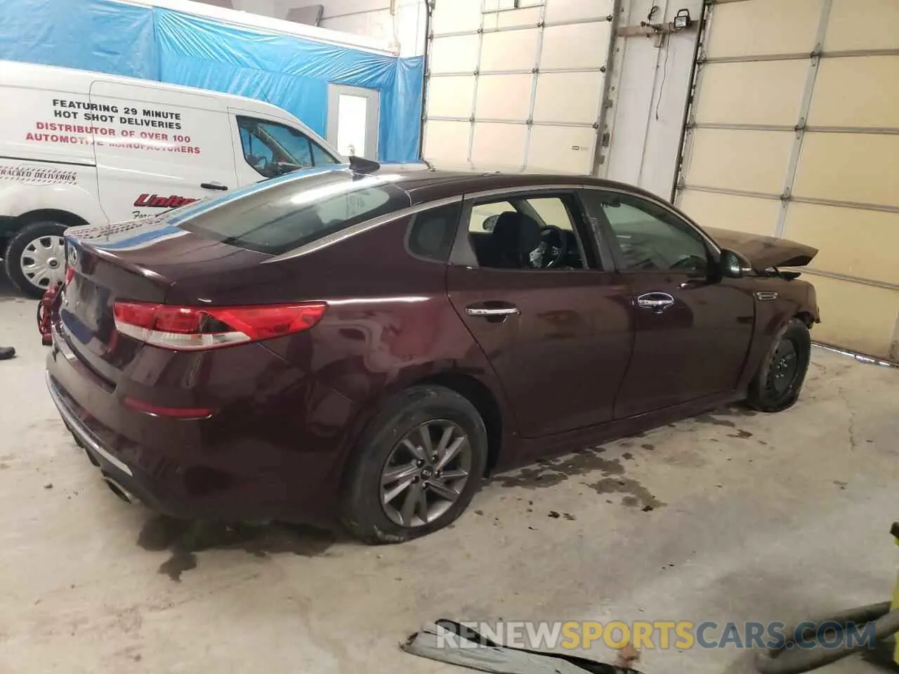 3 fotografías del automóvil dañado 5XXGT4L37LG444403 KIA OPTIMA 2020