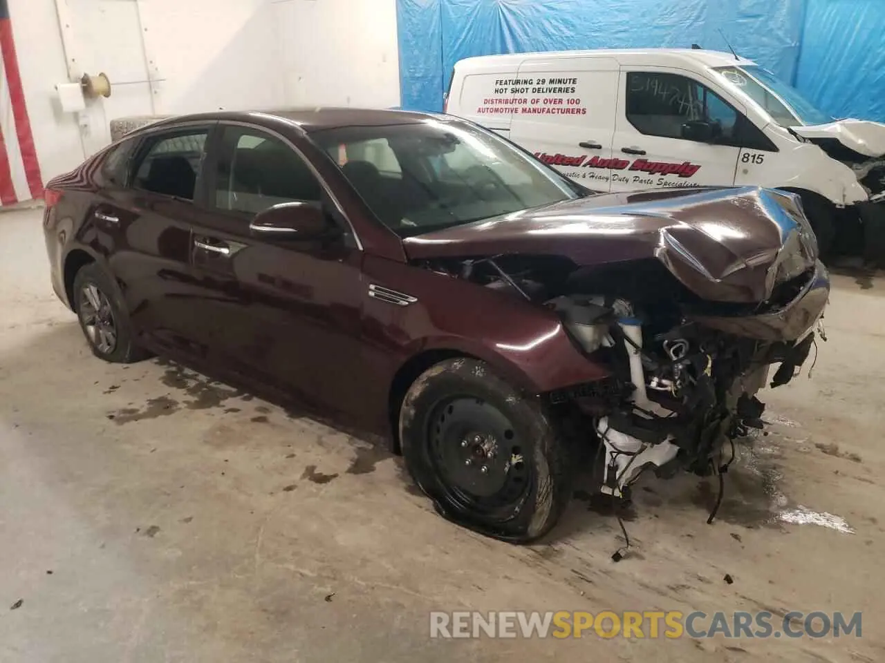 4 fotografías del automóvil dañado 5XXGT4L37LG444403 KIA OPTIMA 2020