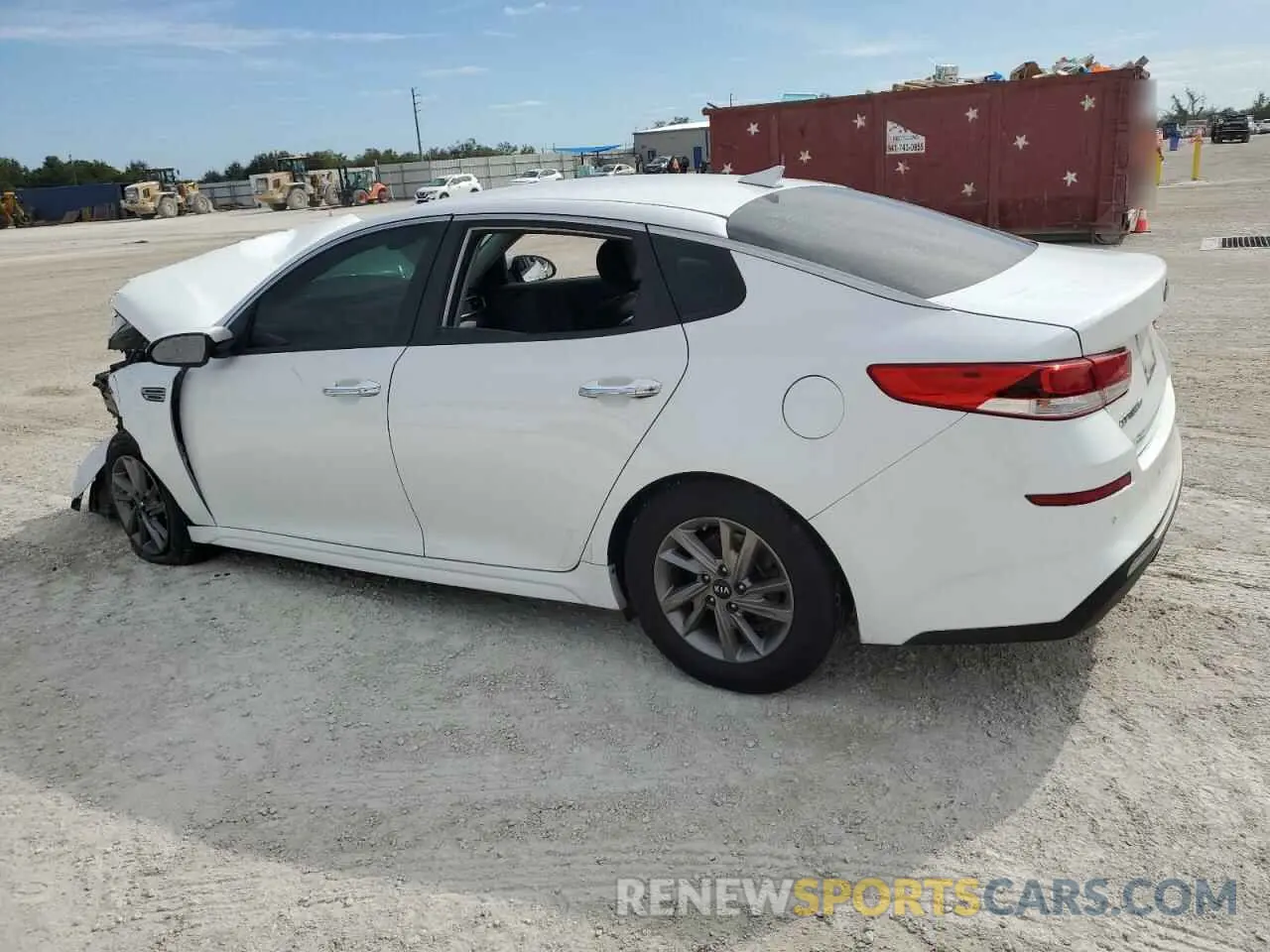 2 fotografías del automóvil dañado 5XXGT4L38LG381912 KIA OPTIMA 2020