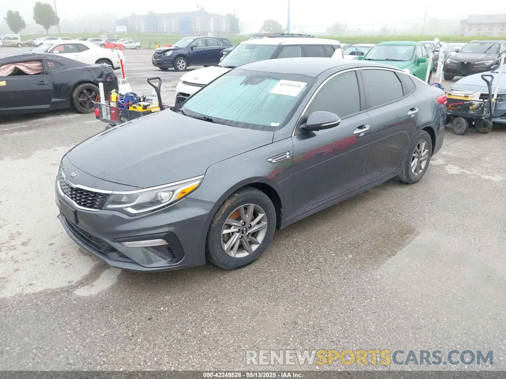 2 fotografías del automóvil dañado 5XXGT4L38LG386043 KIA OPTIMA 2020