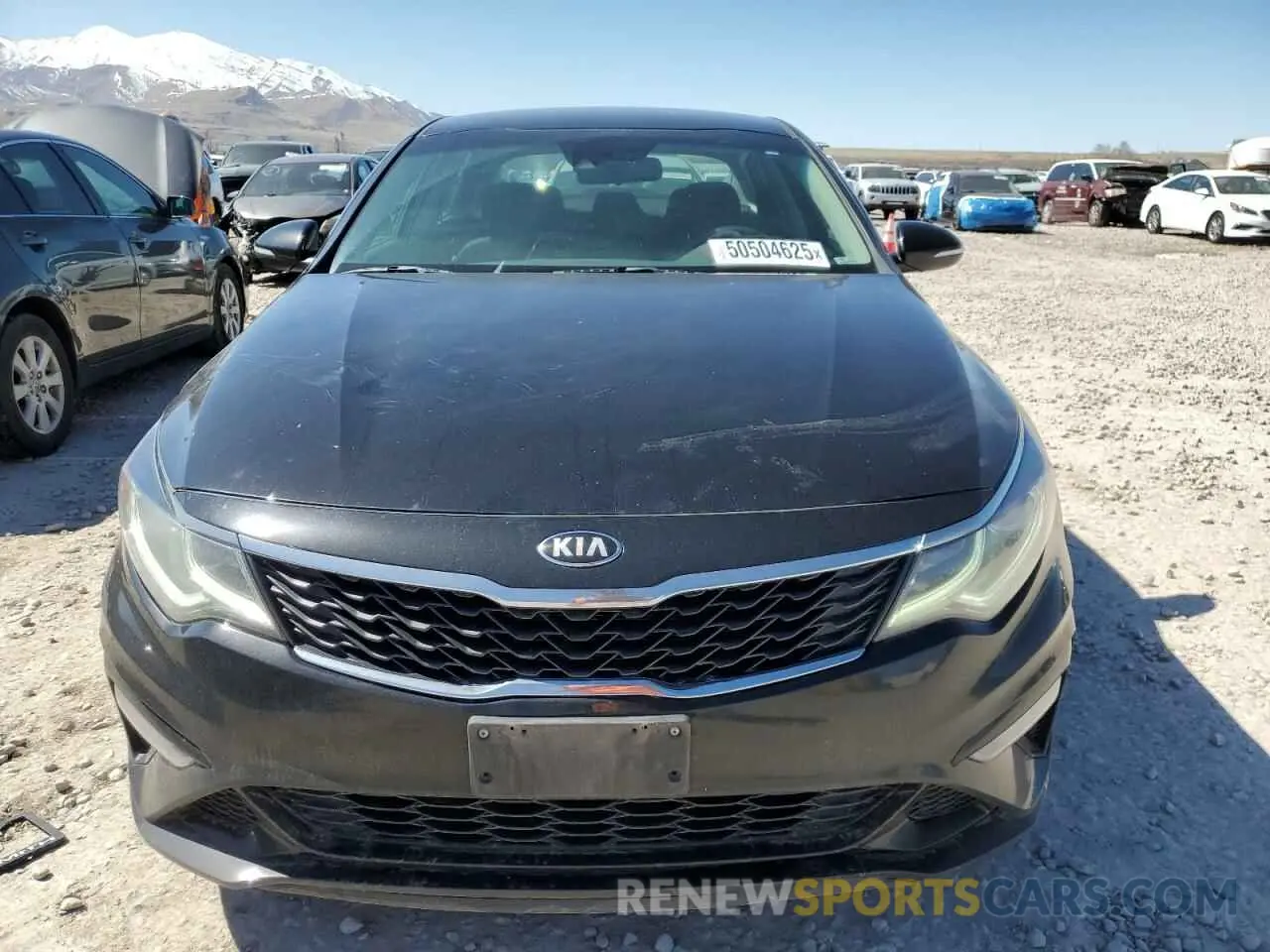 5 fotografías del automóvil dañado 5XXGT4L38LG387533 KIA OPTIMA 2020