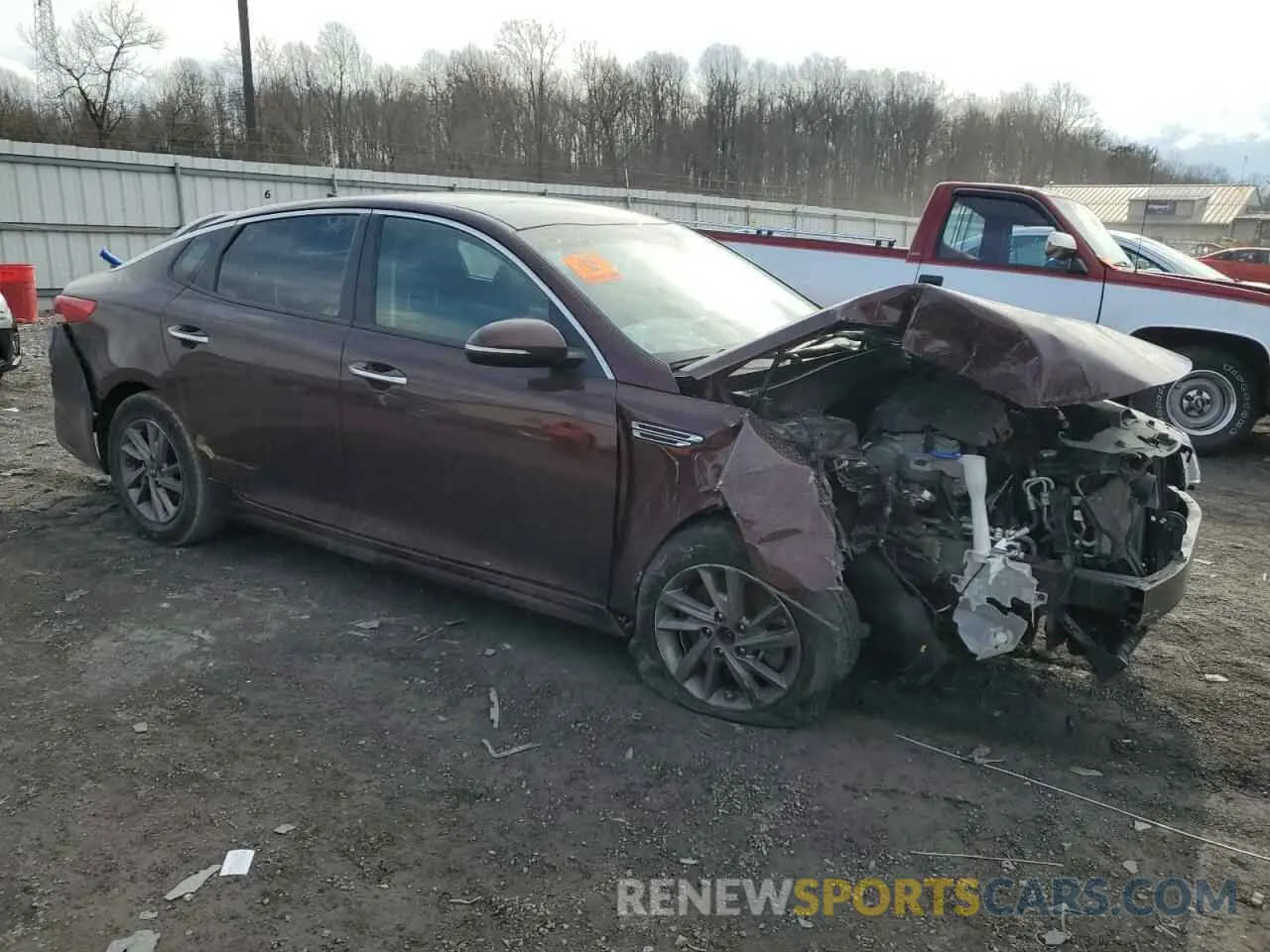 4 fotografías del automóvil dañado 5XXGT4L38LG388262 KIA OPTIMA 2020