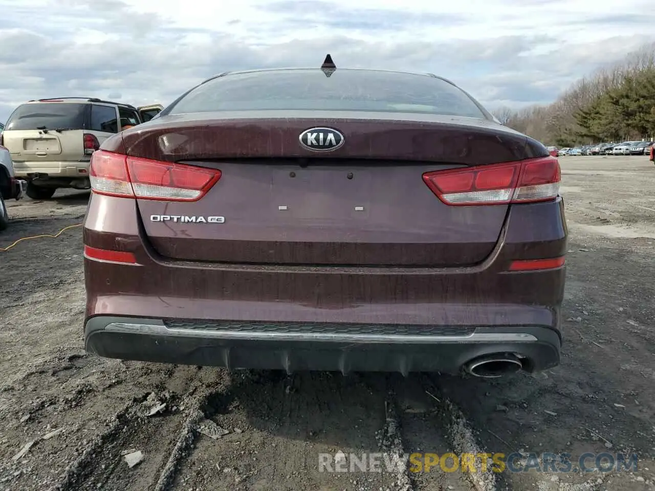 6 fotografías del automóvil dañado 5XXGT4L38LG388262 KIA OPTIMA 2020