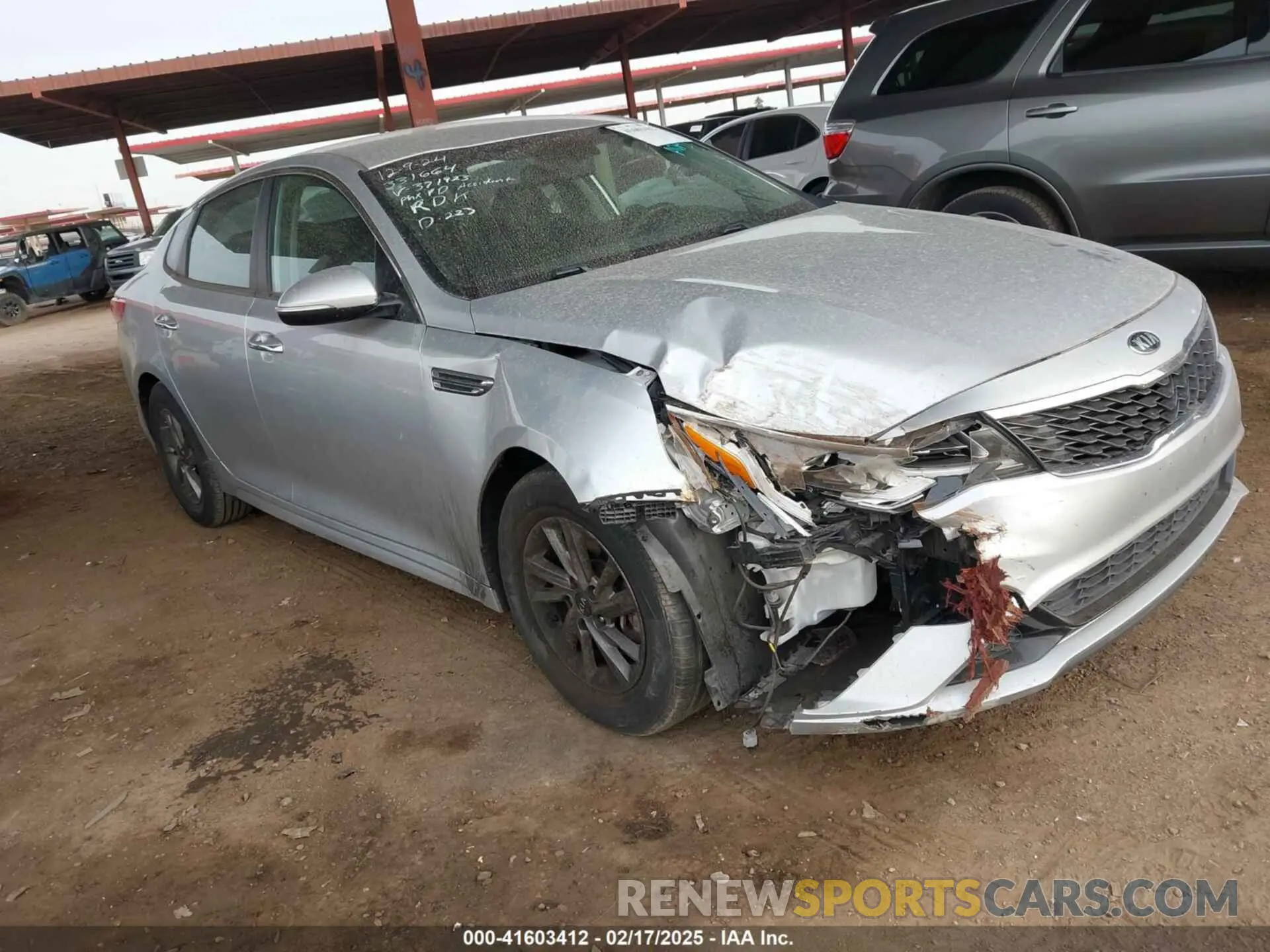 1 fotografías del automóvil dañado 5XXGT4L38LG391923 KIA OPTIMA 2020