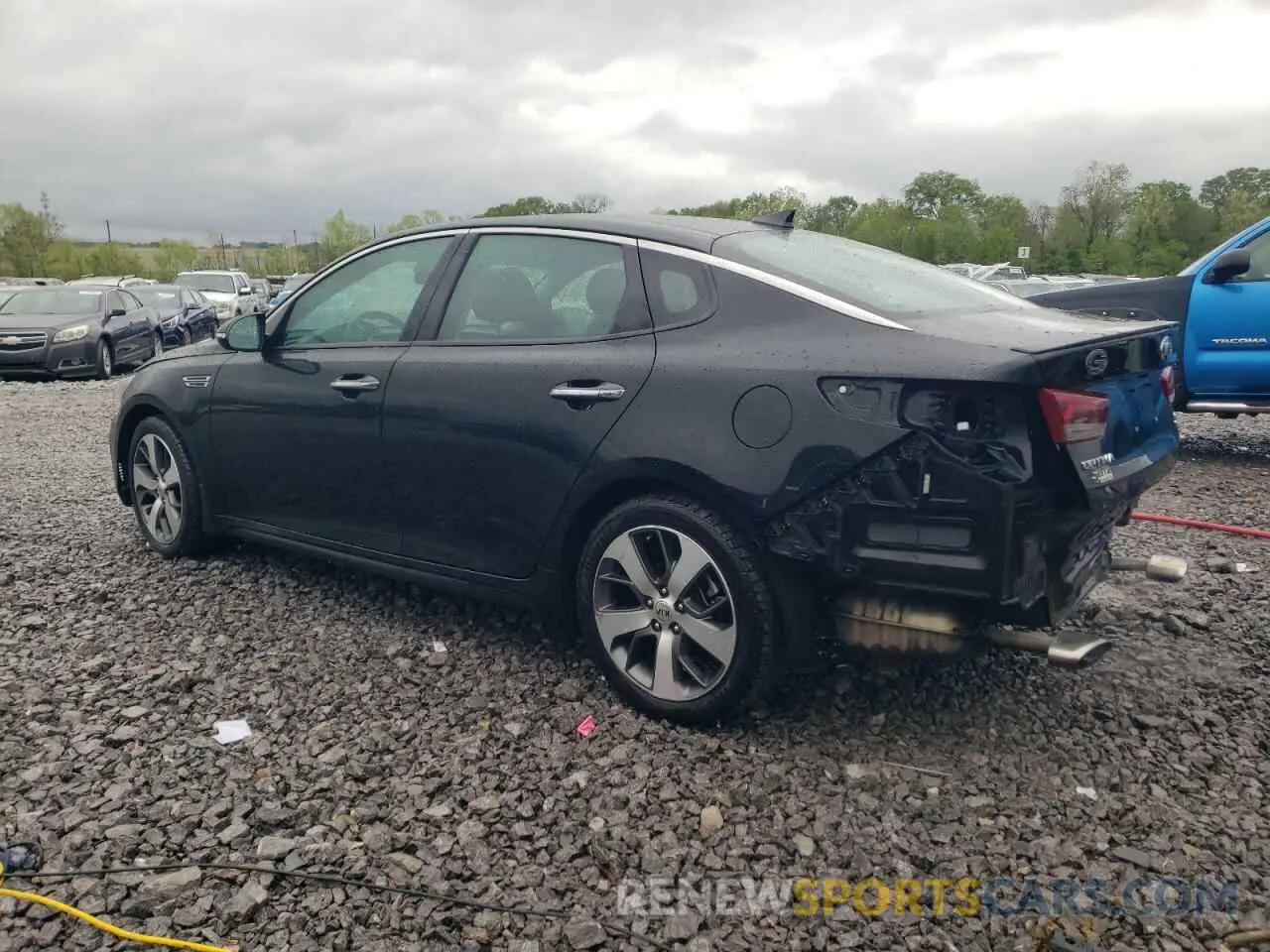 2 fotografías del automóvil dañado 5XXGT4L38LG395793 KIA OPTIMA 2020