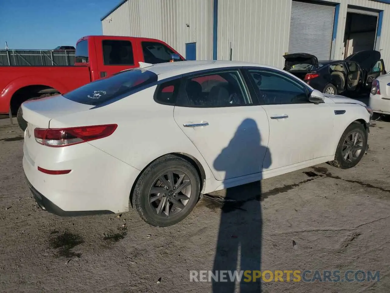 3 fotografías del automóvil dañado 5XXGT4L38LG419252 KIA OPTIMA 2020