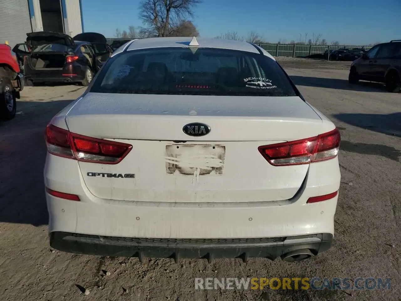 6 fotografías del automóvil dañado 5XXGT4L38LG419252 KIA OPTIMA 2020