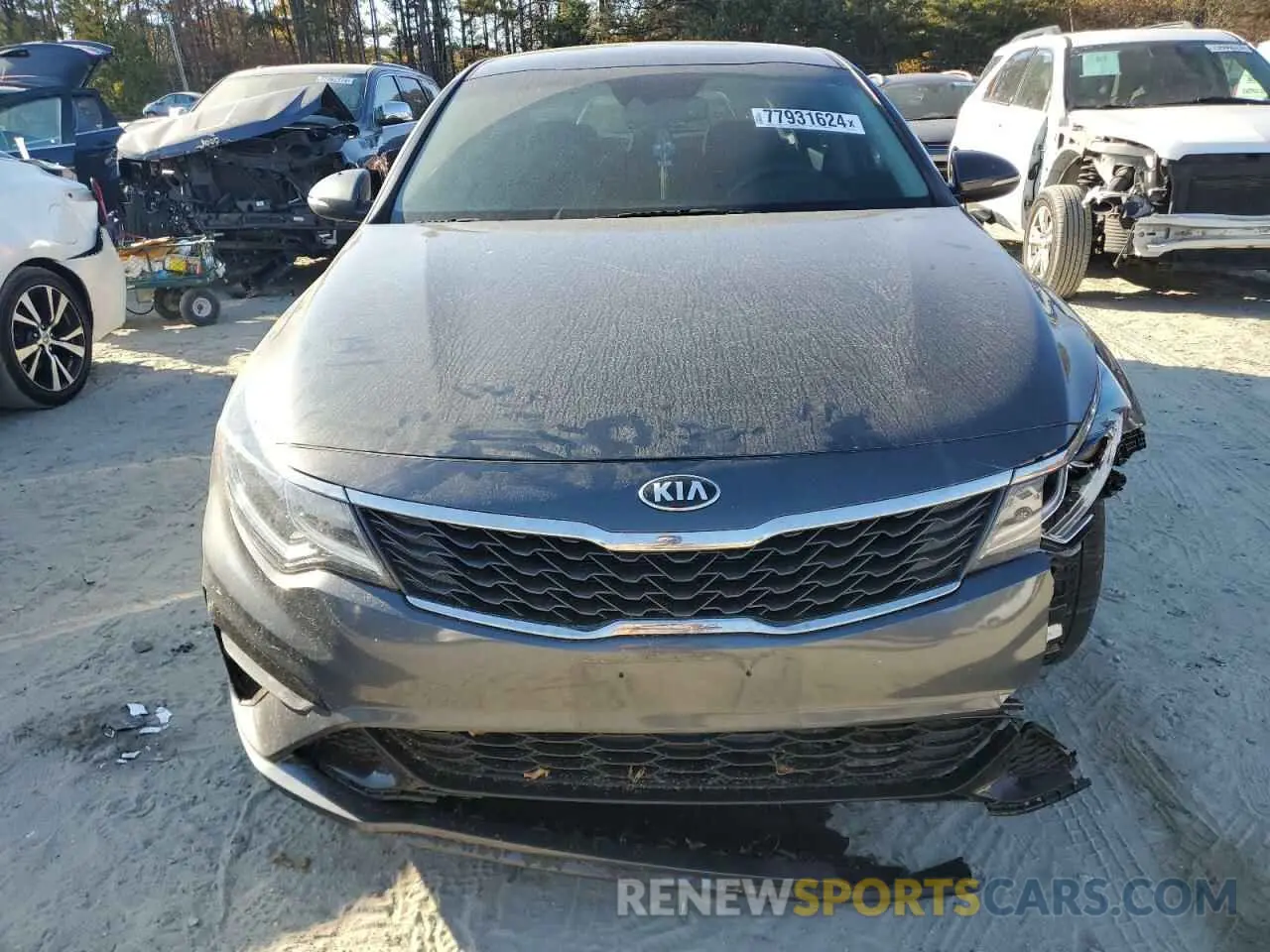5 fotografías del automóvil dañado 5XXGT4L38LG431384 KIA OPTIMA 2020