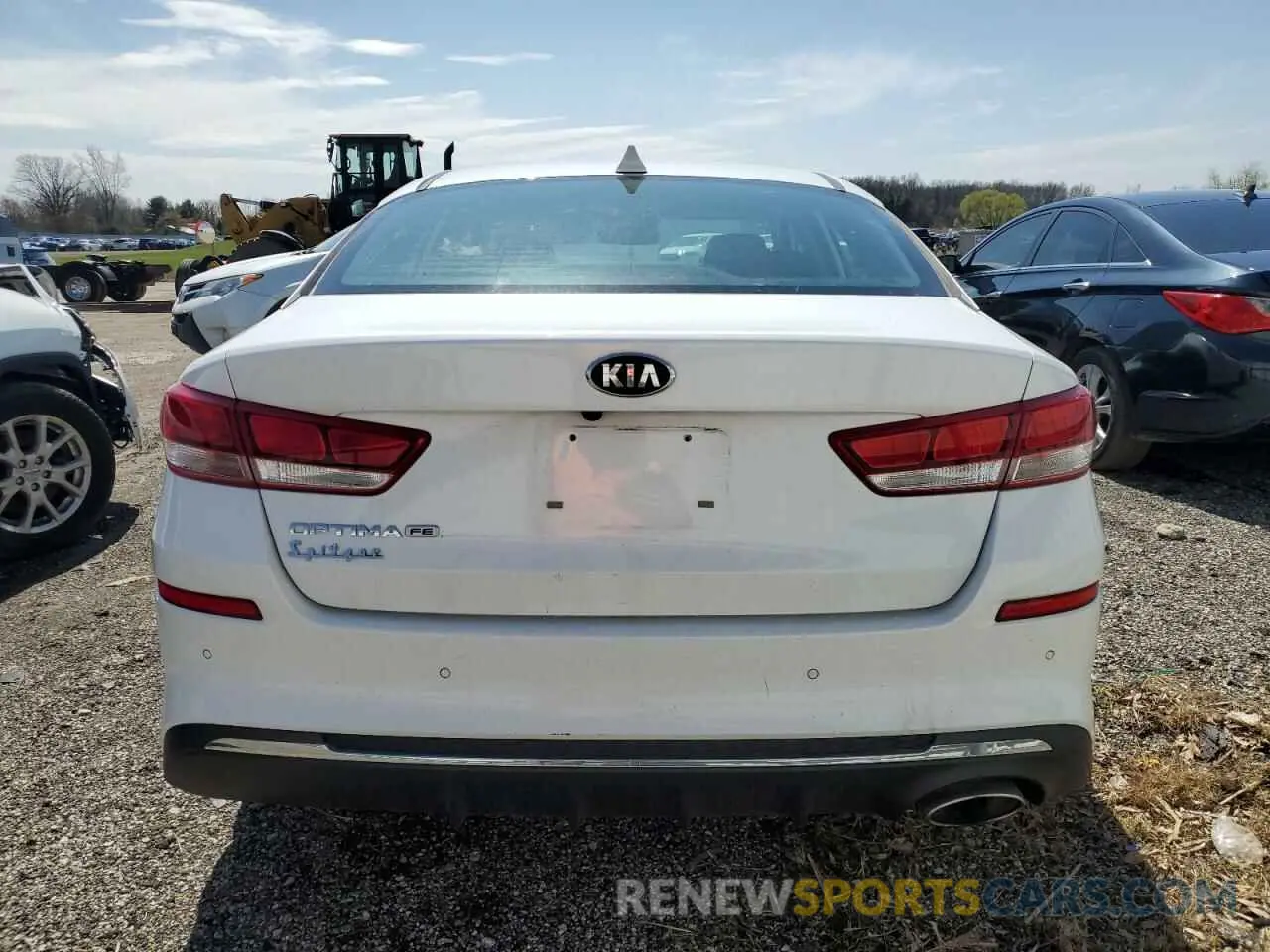 6 fotografías del automóvil dañado 5XXGT4L38LG434379 KIA OPTIMA 2020