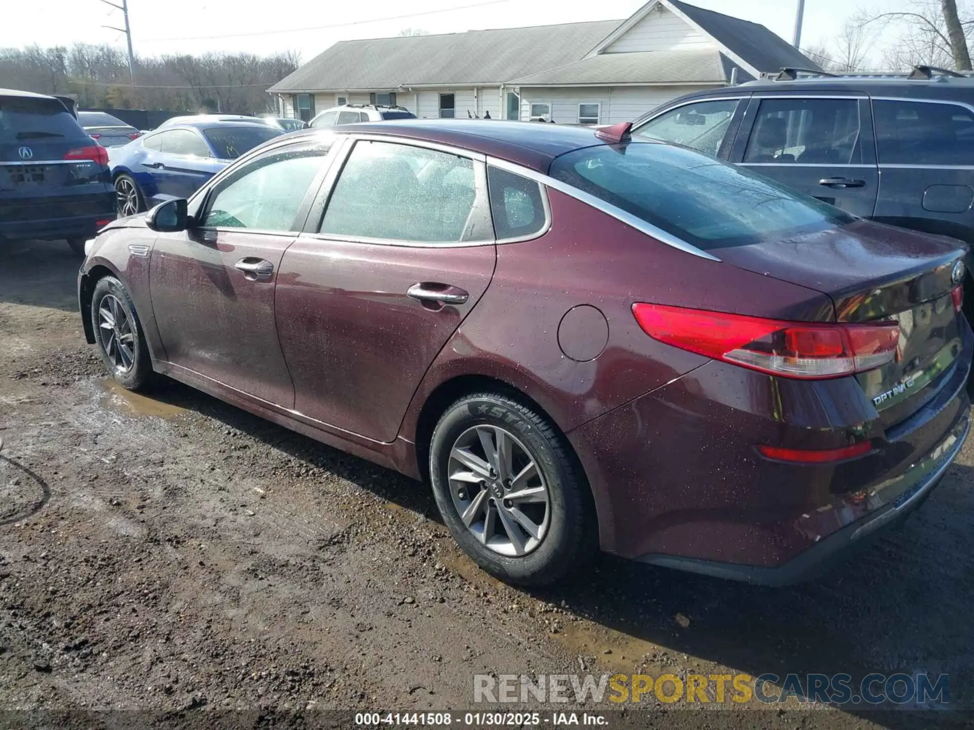 3 fotografías del automóvil dañado 5XXGT4L38LG437797 KIA OPTIMA 2020