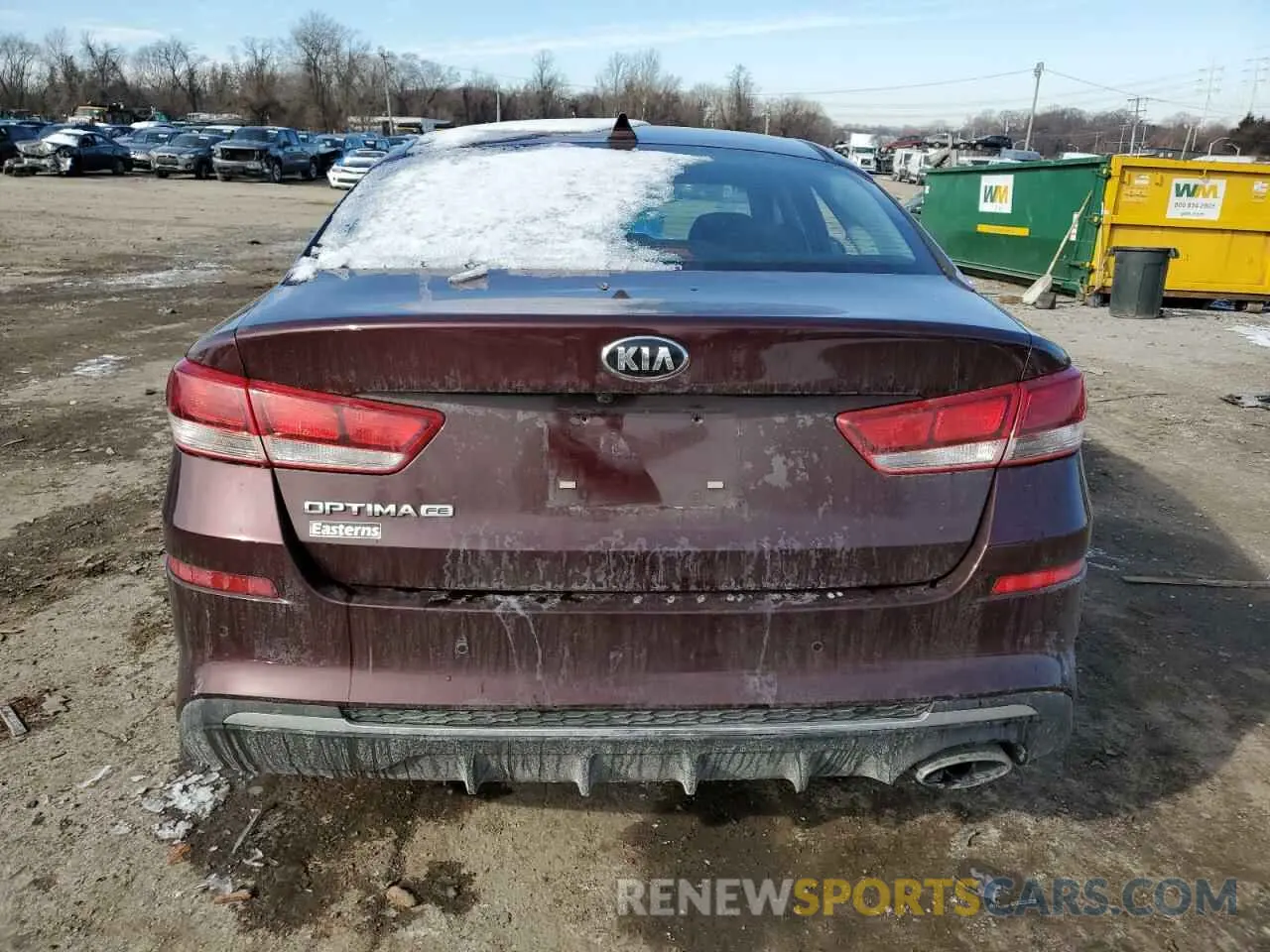 6 fotografías del automóvil dañado 5XXGT4L38LG443373 KIA OPTIMA 2020