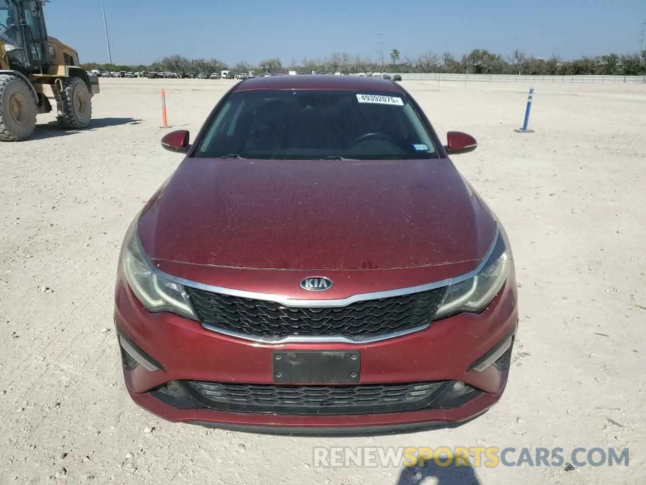 5 fotografías del automóvil dañado 5XXGT4L39LG406879 KIA OPTIMA 2020