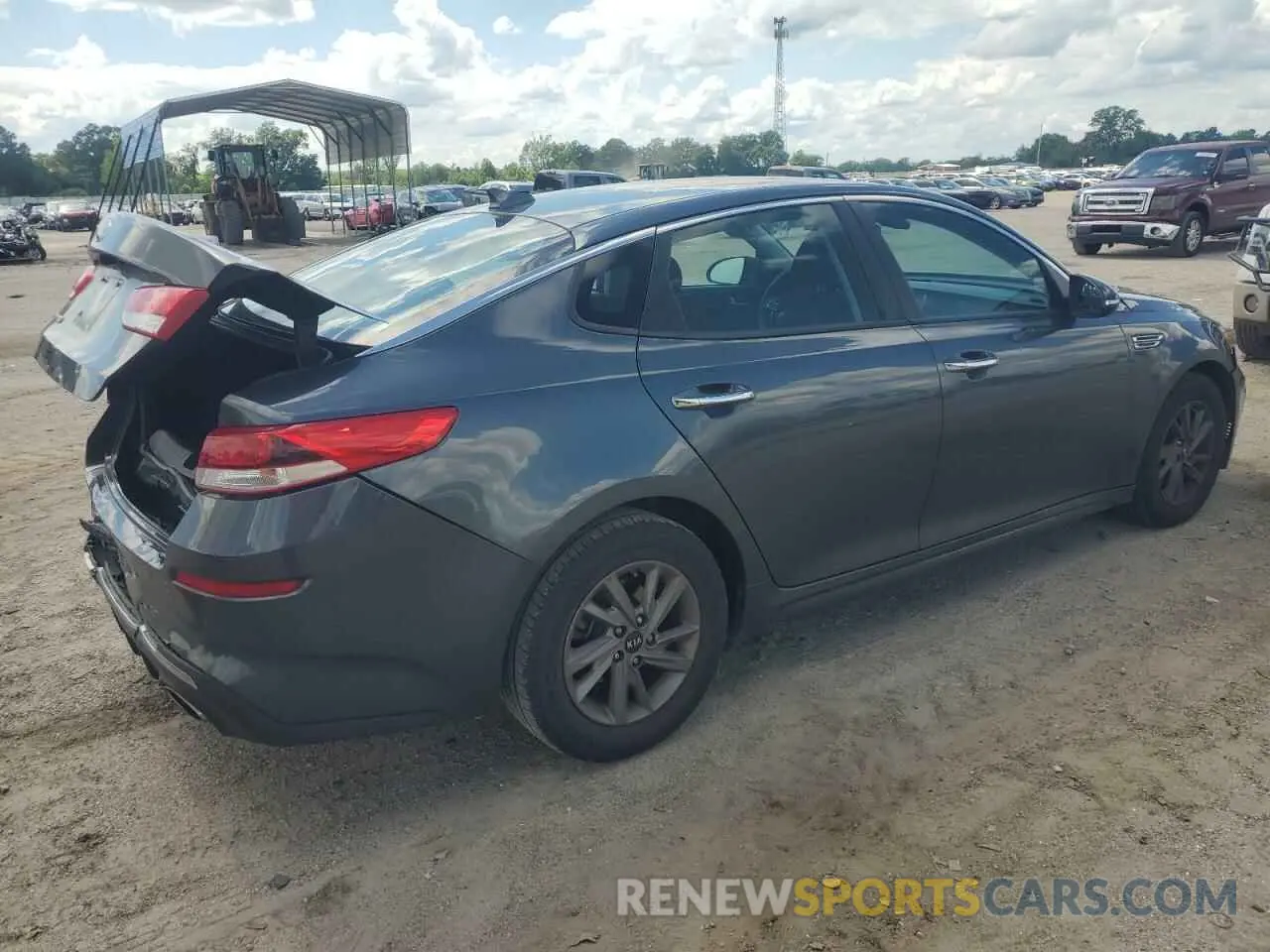 3 fotografías del automóvil dañado 5XXGT4L39LG430261 KIA OPTIMA 2020