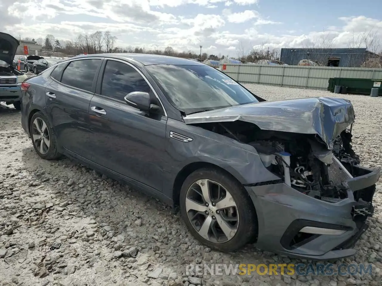 4 fotografías del automóvil dañado 5XXGT4L39LG451286 KIA OPTIMA 2020