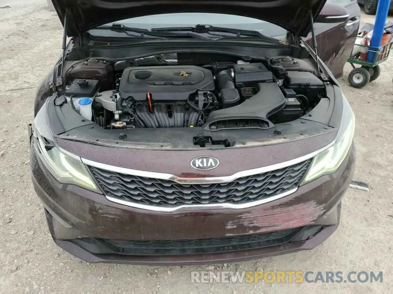 11 fotografías del automóvil dañado 5XXGT4L3XLG380082 KIA OPTIMA 2020