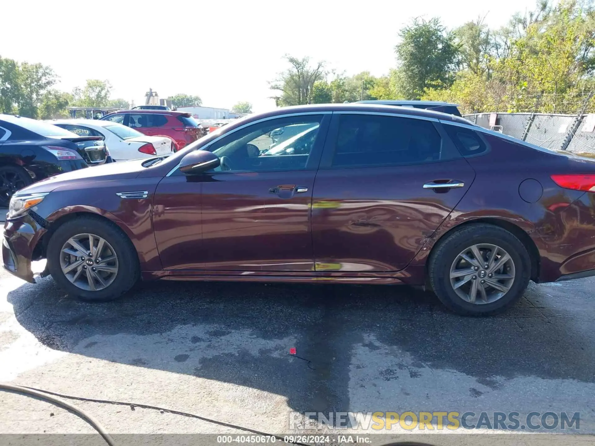 6 fotografías del automóvil dañado 5XXGT4L3XLG380616 KIA OPTIMA 2020