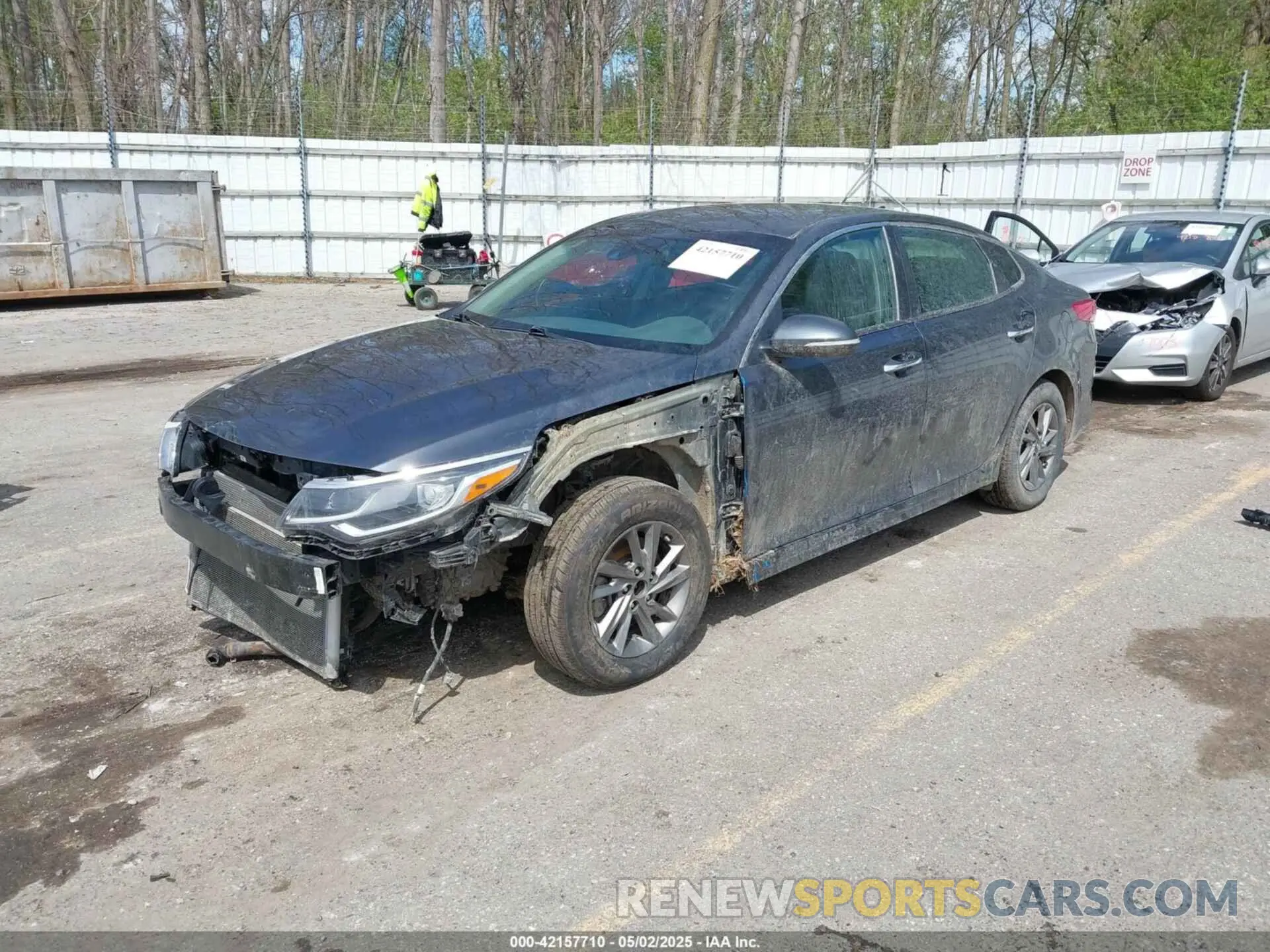 2 fotografías del automóvil dañado 5XXGT4L3XLG384486 KIA OPTIMA 2020