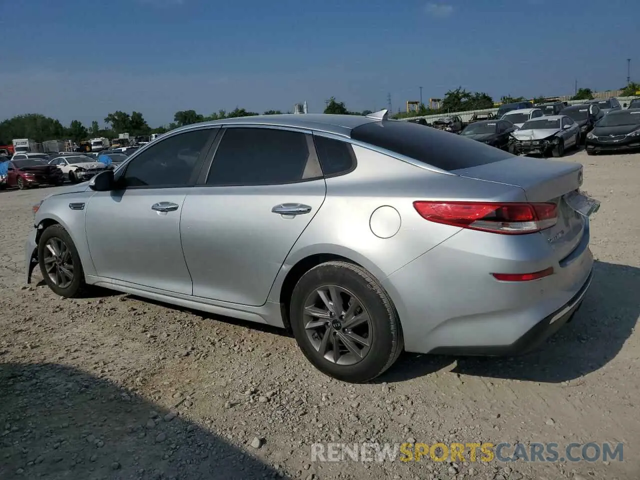 2 fotografías del automóvil dañado 5XXGT4L3XLG407300 KIA OPTIMA 2020