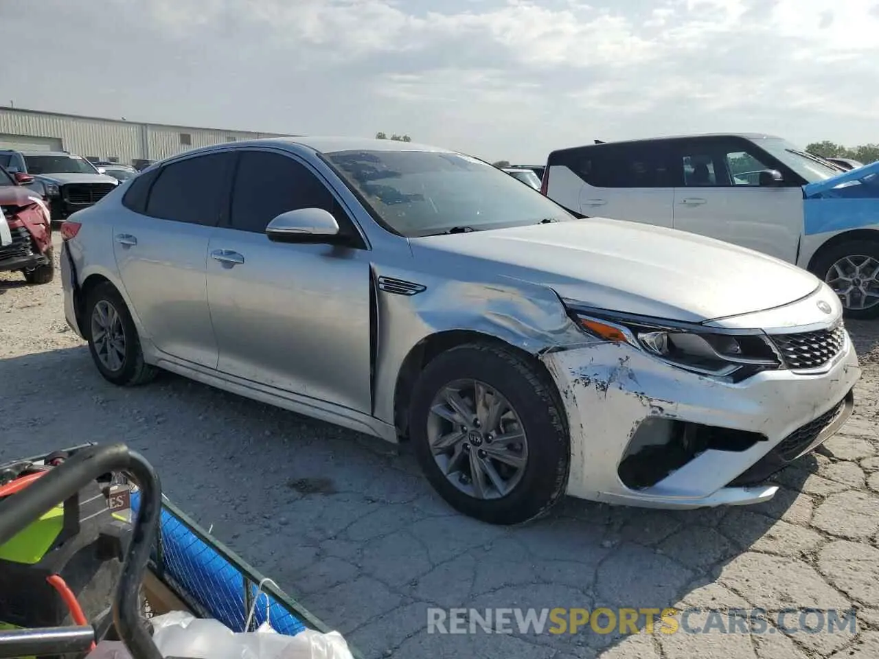 4 fotografías del automóvil dañado 5XXGT4L3XLG407300 KIA OPTIMA 2020