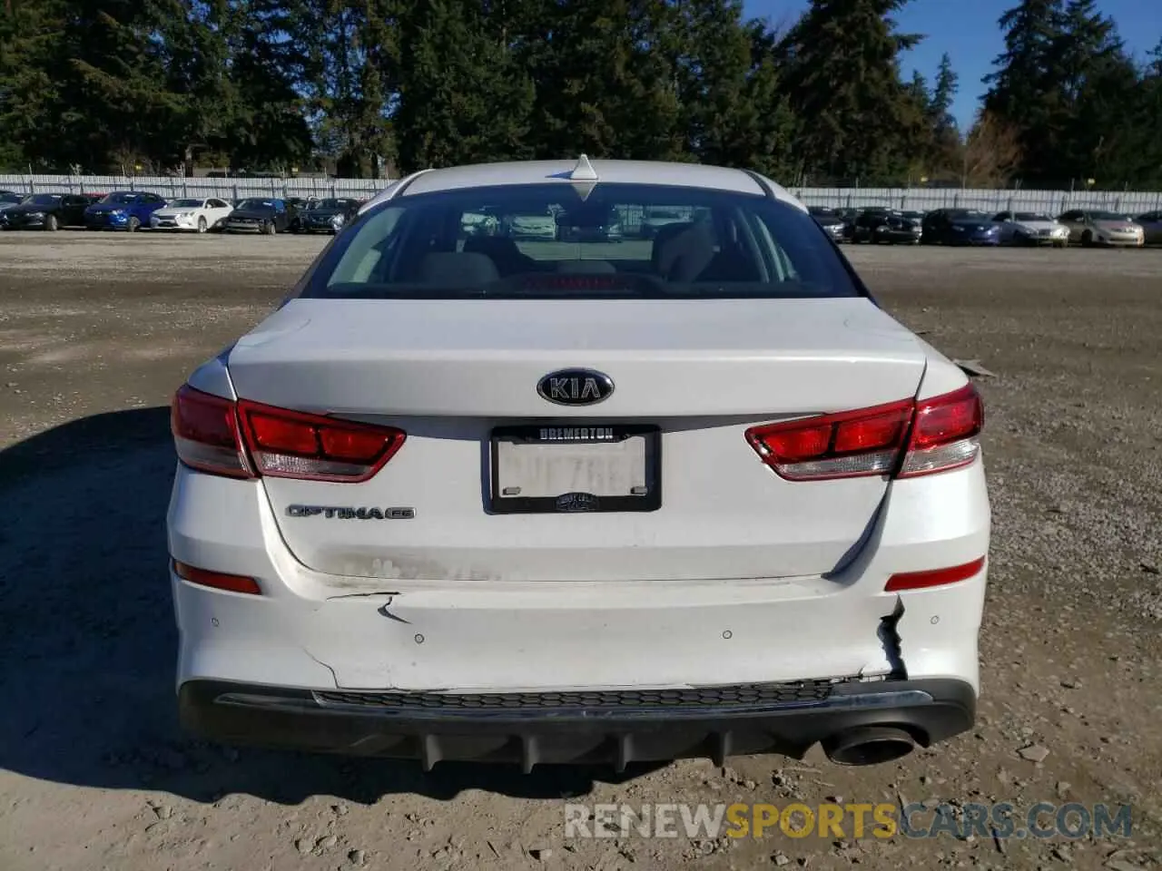 6 fotografías del automóvil dañado 5XXGT4L3XLG419706 KIA OPTIMA 2020