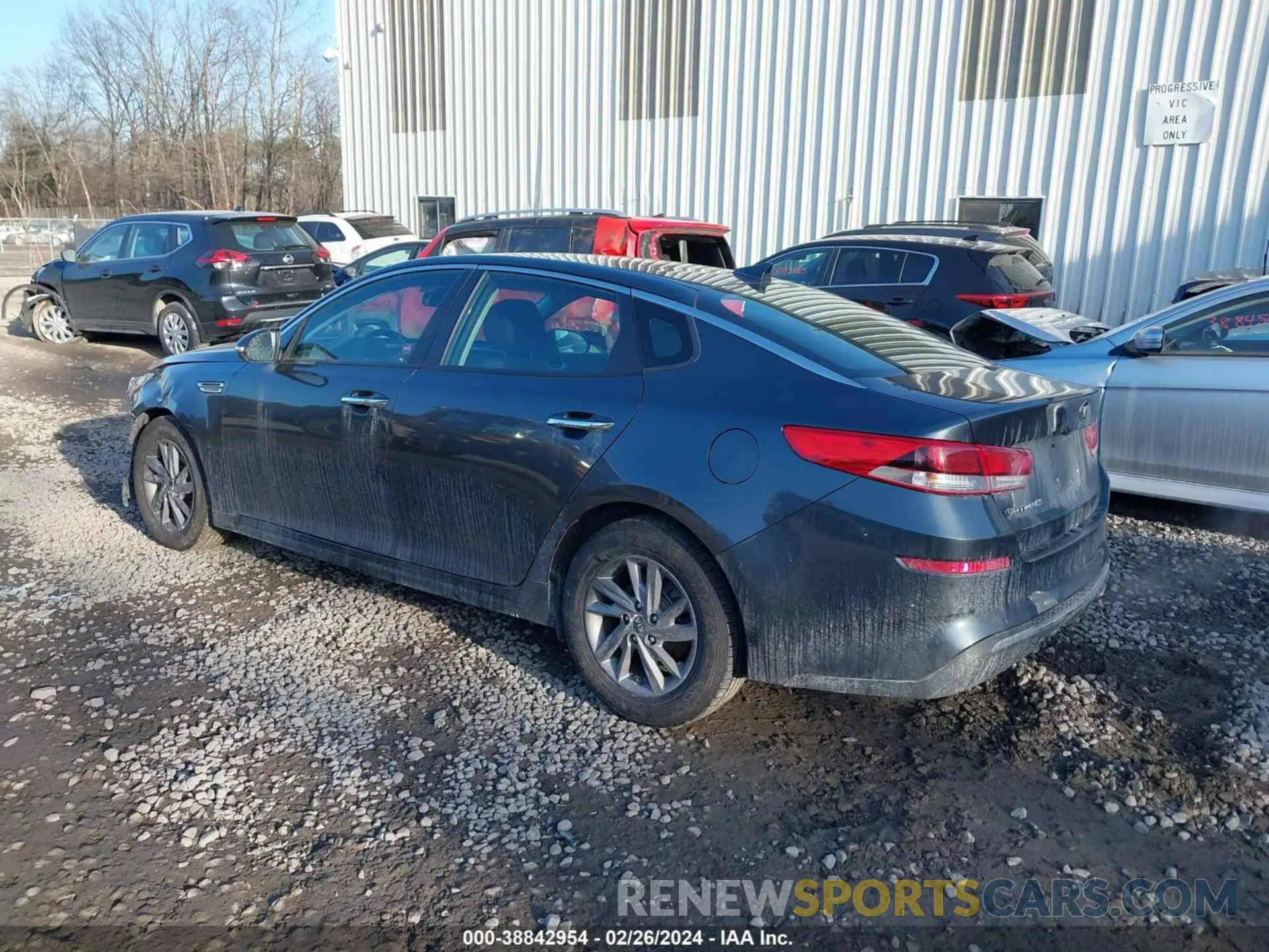3 fotografías del automóvil dañado 5XXGT4L3XLG425120 KIA OPTIMA 2020