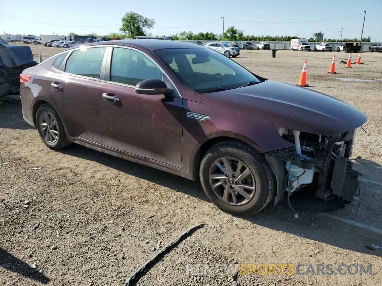 4 fotografías del automóvil dañado 5XXGT4L3XLG425568 KIA OPTIMA 2020