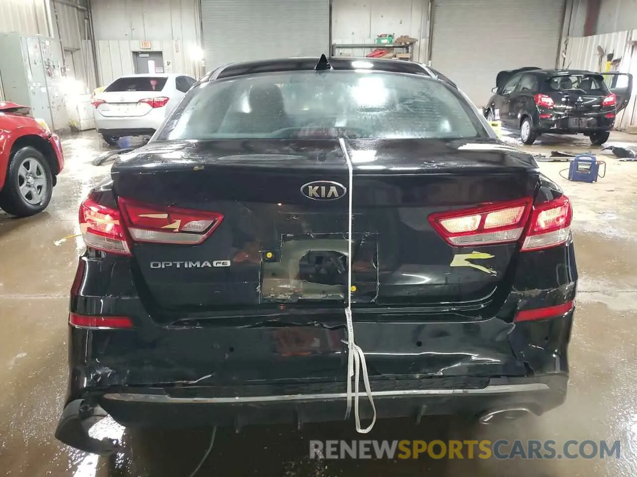 6 fotografías del automóvil dañado 5XXGT4L3XLG426297 KIA OPTIMA 2020