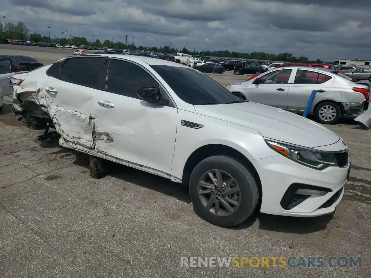 4 fotografías del automóvil dañado 5XXGT4L3XLG429183 KIA OPTIMA 2020