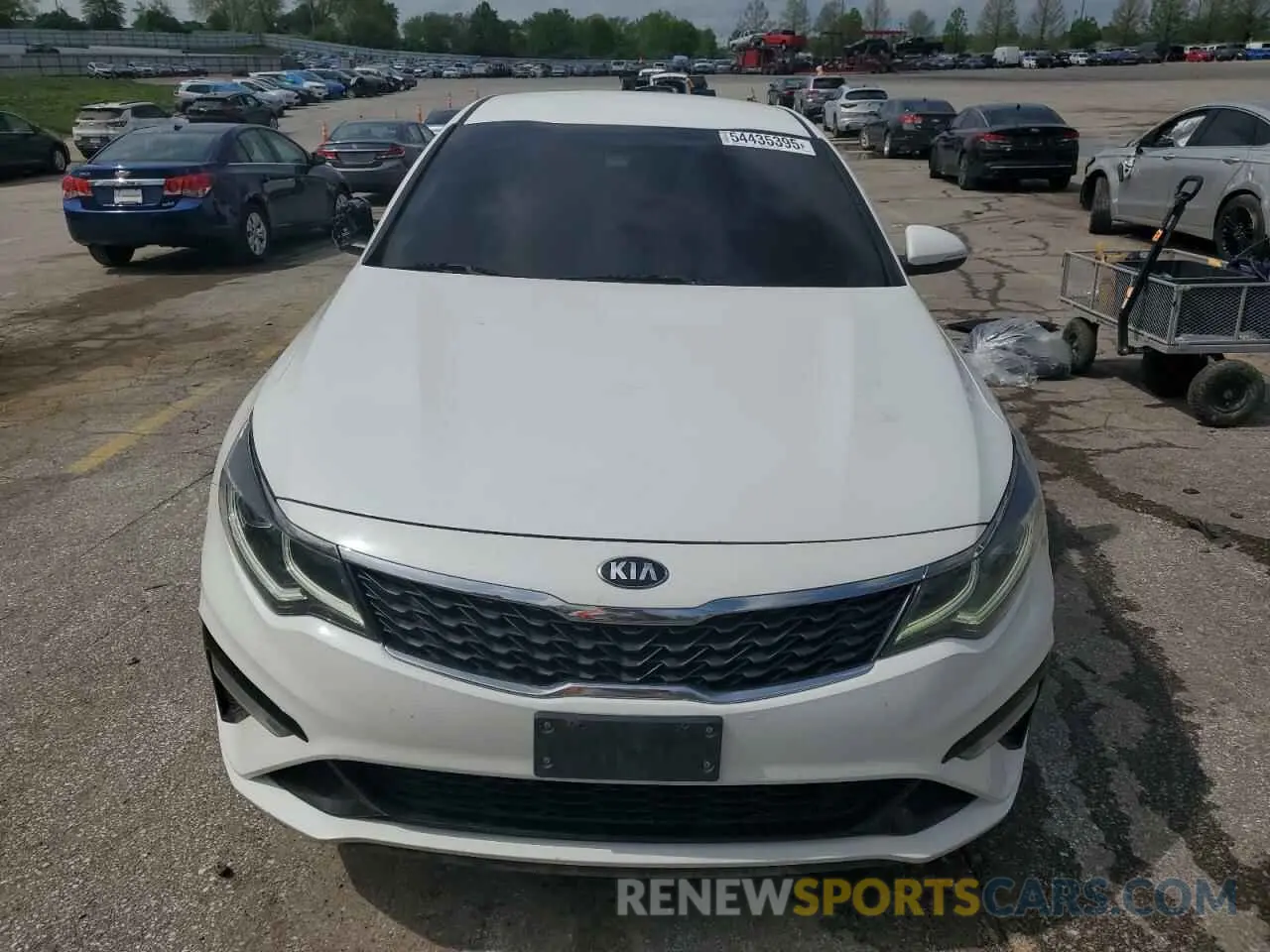5 fotografías del automóvil dañado 5XXGT4L3XLG429183 KIA OPTIMA 2020