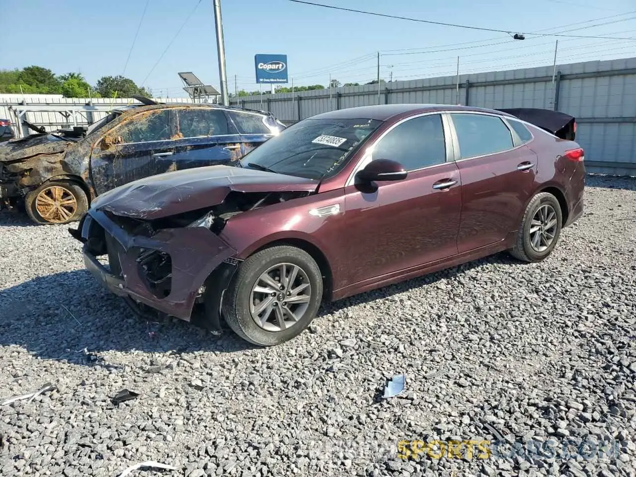 1 fotografías del automóvil dañado 5XXGT4L3XLG431564 KIA OPTIMA 2020
