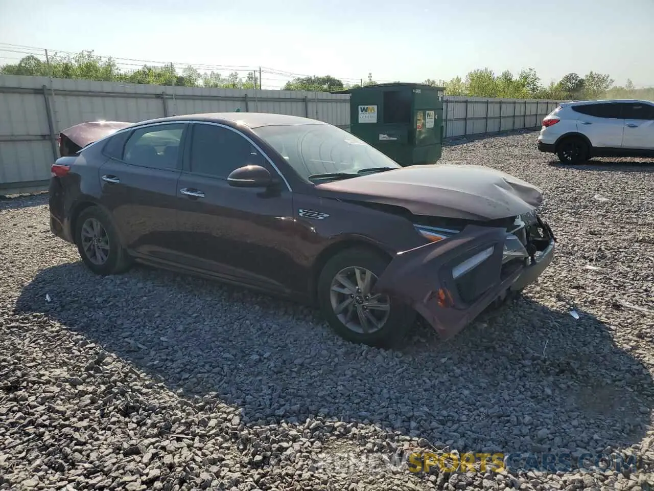 4 fotografías del automóvil dañado 5XXGT4L3XLG431564 KIA OPTIMA 2020