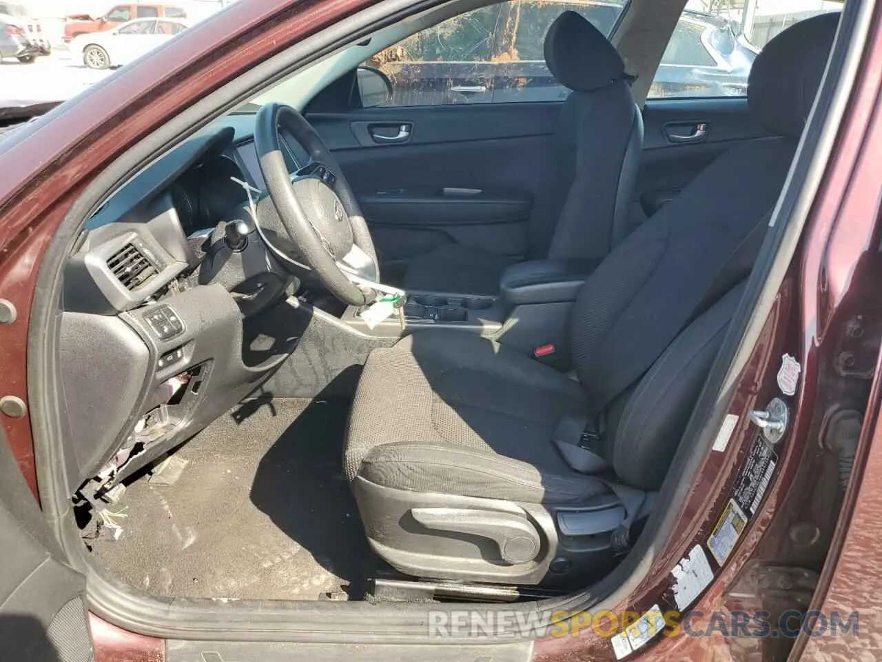 7 fotografías del automóvil dañado 5XXGT4L3XLG431564 KIA OPTIMA 2020