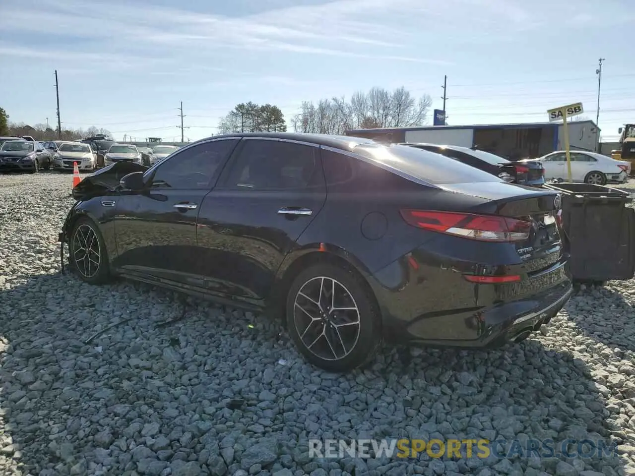 2 fotografías del automóvil dañado 5XXGT4L3XLG433721 KIA OPTIMA 2020