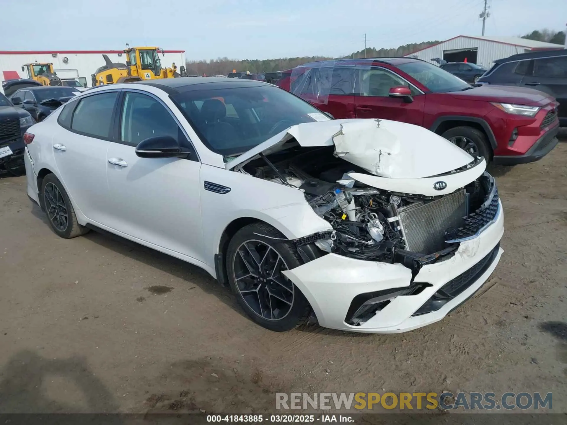 1 fotografías del automóvil dañado 5XXGT4L3XLG440605 KIA OPTIMA 2020