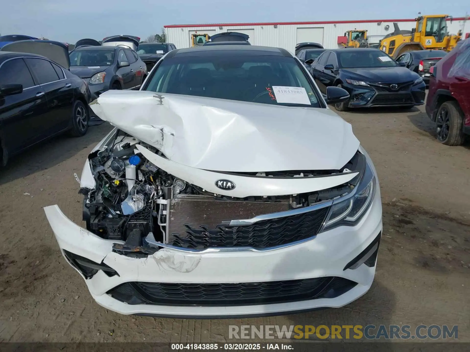 12 fotografías del automóvil dañado 5XXGT4L3XLG440605 KIA OPTIMA 2020