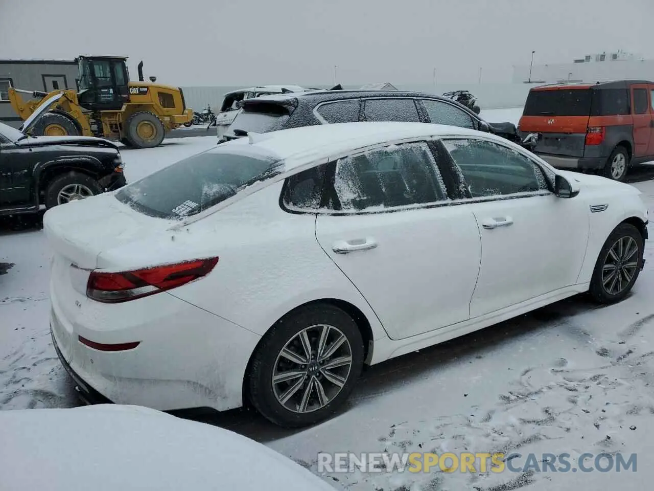 3 fotografías del automóvil dañado 5XXGU4L15LG413887 KIA OPTIMA 2020