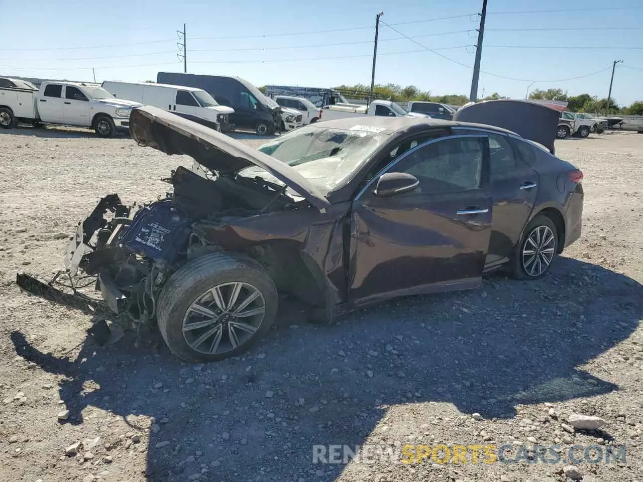 1 fotografías del automóvil dañado 5XXGU4L17LG393965 KIA OPTIMA 2020