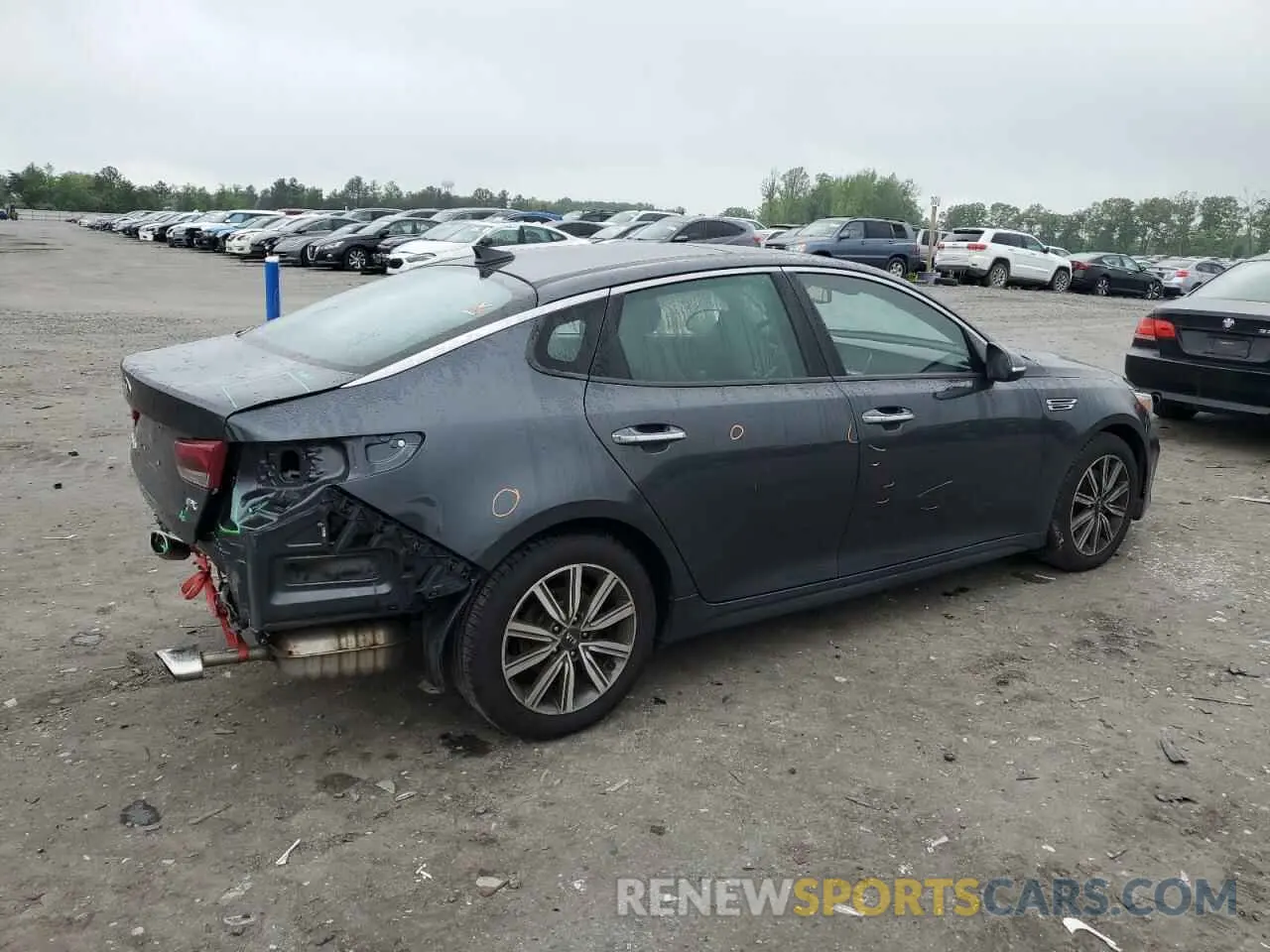 3 fotografías del automóvil dañado 5XXGU4L1XLG406210 KIA OPTIMA 2020