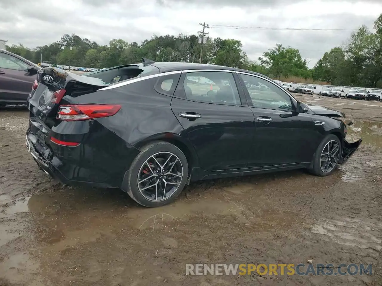 3 fotografías del automóvil dañado 5XXGW4L21LG404414 KIA OPTIMA 2020