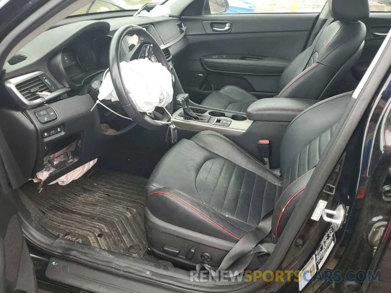 7 fotografías del automóvil dañado 5XXGW4L21LG404414 KIA OPTIMA 2020