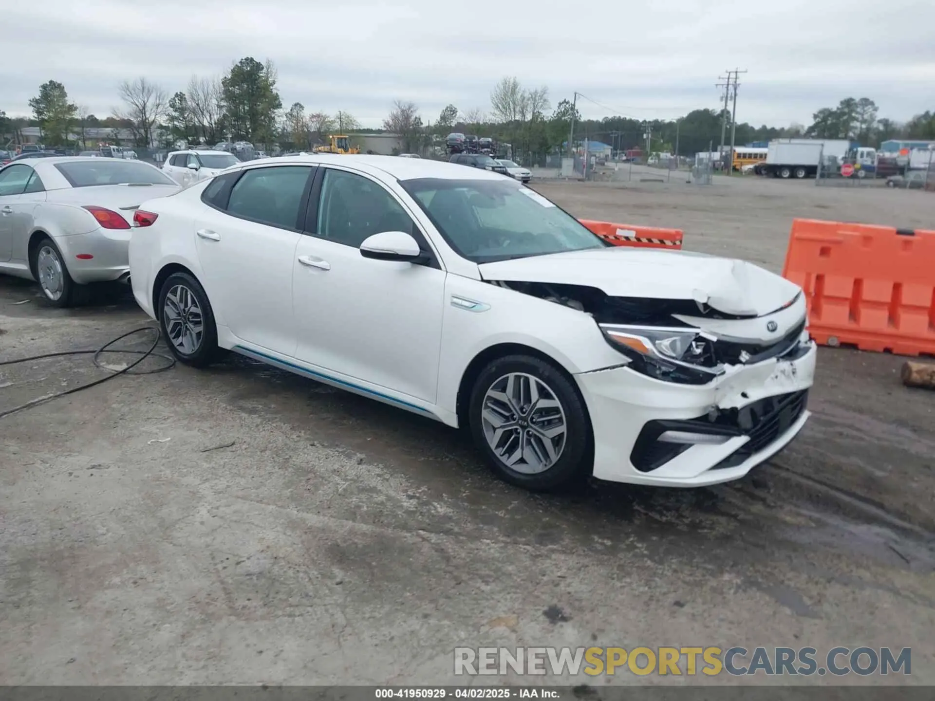 1 fotografías del automóvil dañado KNAGU4LE8L5037352 KIA OPTIMA HYBRID 2020