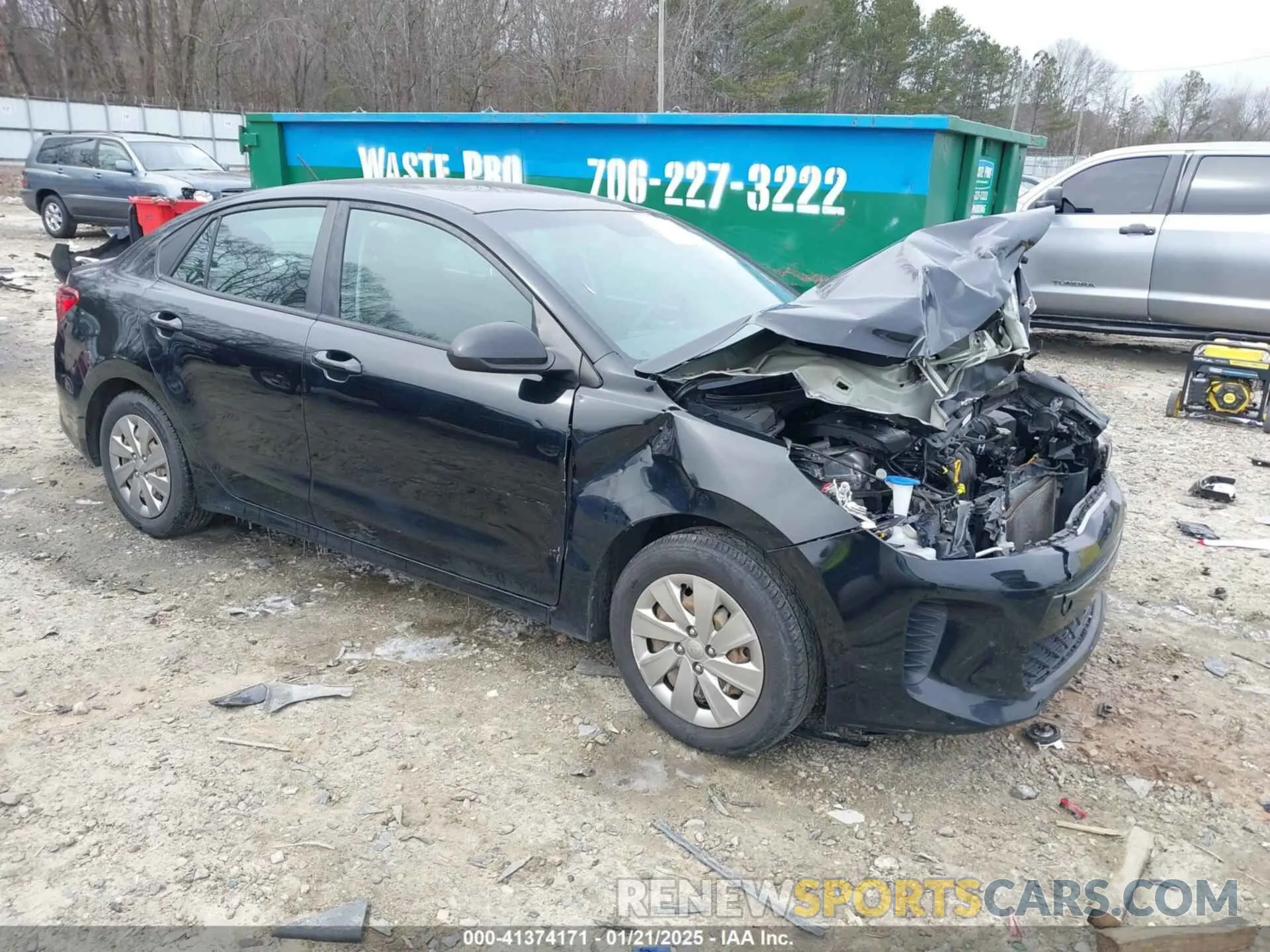 1 fotografías del automóvil dañado 3KPA24AB0KE188874 KIA RIO 2019