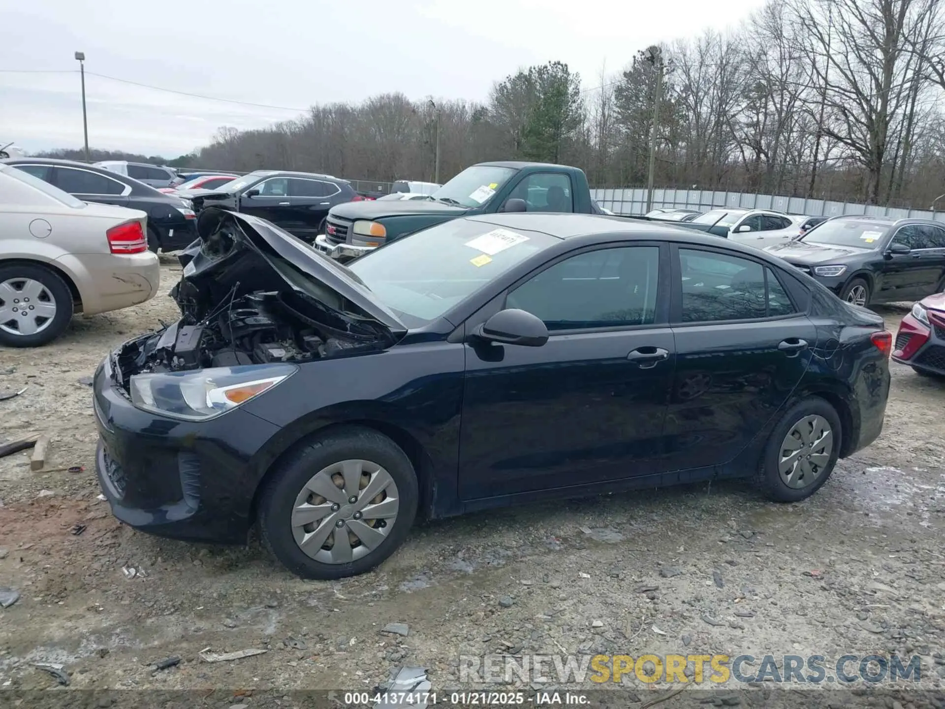 13 fotografías del automóvil dañado 3KPA24AB0KE188874 KIA RIO 2019