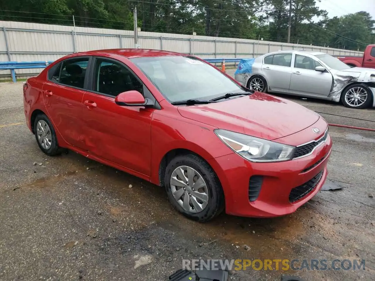 4 fotografías del automóvil dañado 3KPA24AB0KE200425 KIA RIO 2019