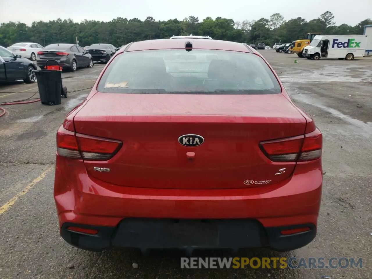 6 fotografías del automóvil dañado 3KPA24AB0KE200425 KIA RIO 2019