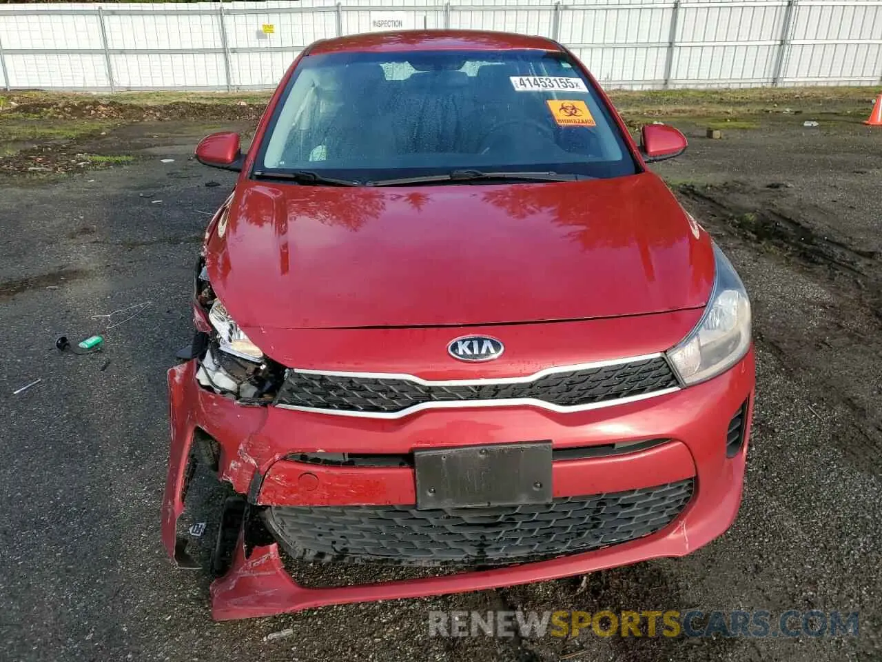 5 fotografías del automóvil dañado 3KPA24AB0KE207732 KIA RIO 2019